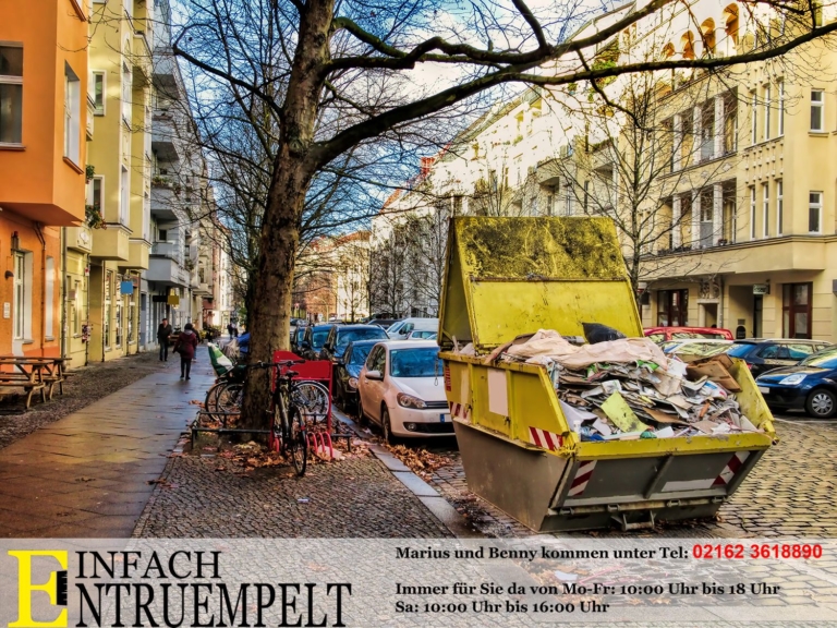 Entrümpelung Mönchengladbach mit Container